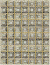 Geometric Dusk Labyrinths Rug