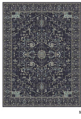 Midnight Ink Medallion Rug