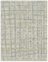 Contemporary Grid Abstract Rug