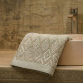 The Classic Olive Sheared Velour Towels ( 50×90 cm)