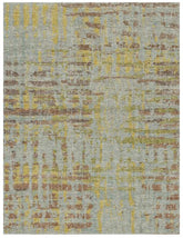 Distressed Luminous Abstract Rug