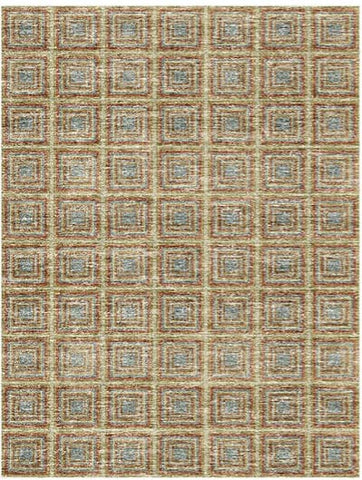 Vintage Copper Cubes Rug