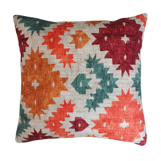 Soft Step Southwest Geometric Cushion