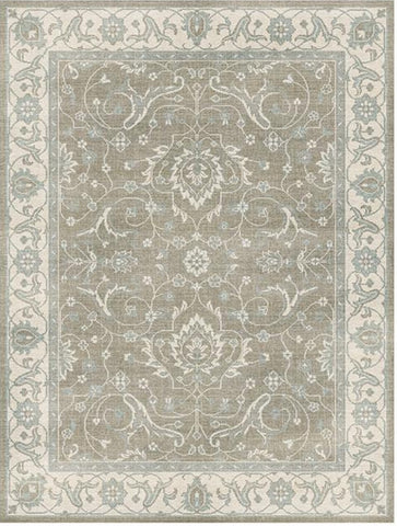 Olivia Sage & Taupe Medallion Rug