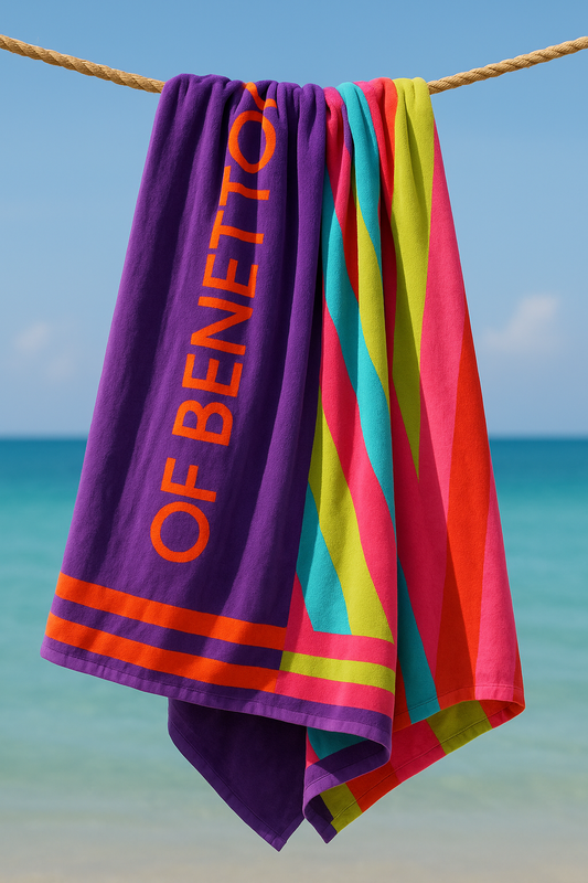 Color Splash Beach Towel
