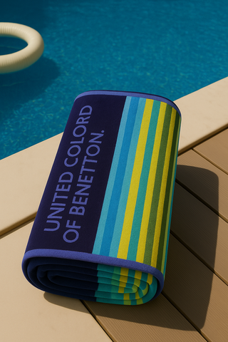 منشفة شاطئ موجة الغروب