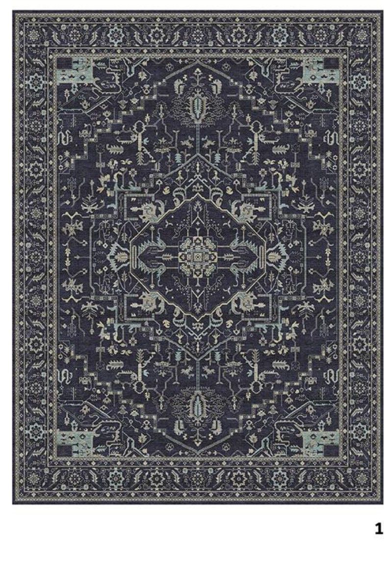 Midnight Ink Medallion Rug