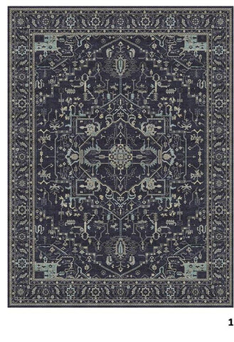 Midnight Ink Medallion Rug