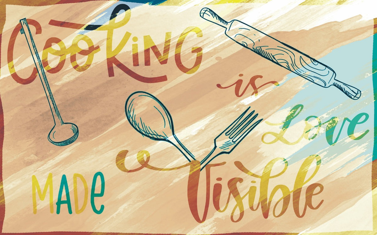 Love Visible Kitchen Rug