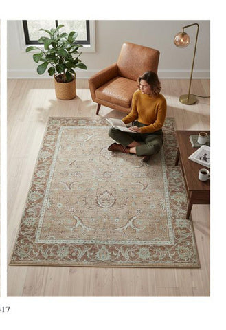 Camelia Crest Rug