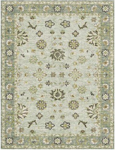 Flora Sage & Mint Botanical Rug