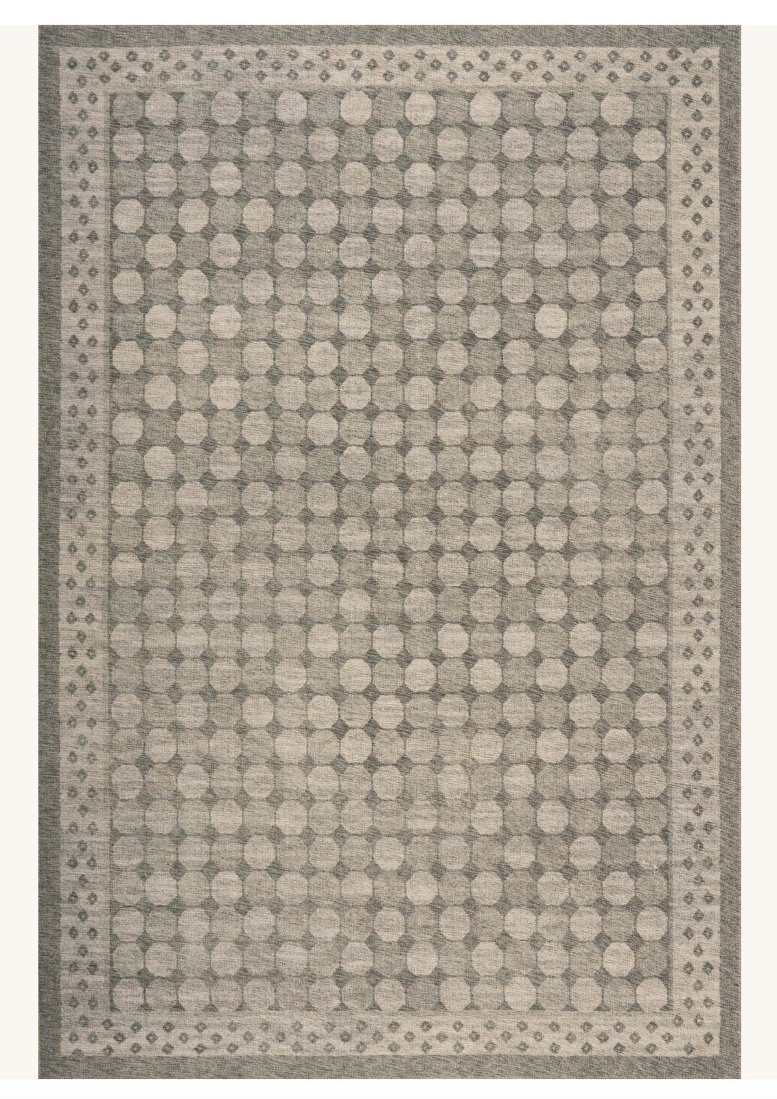 River Pebble Geometric Rug