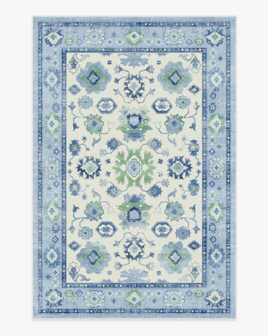 Sapphire Oasis Floral Rug