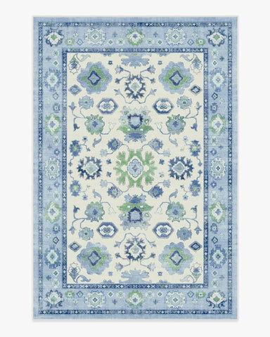 Sapphire Oasis Floral Rug