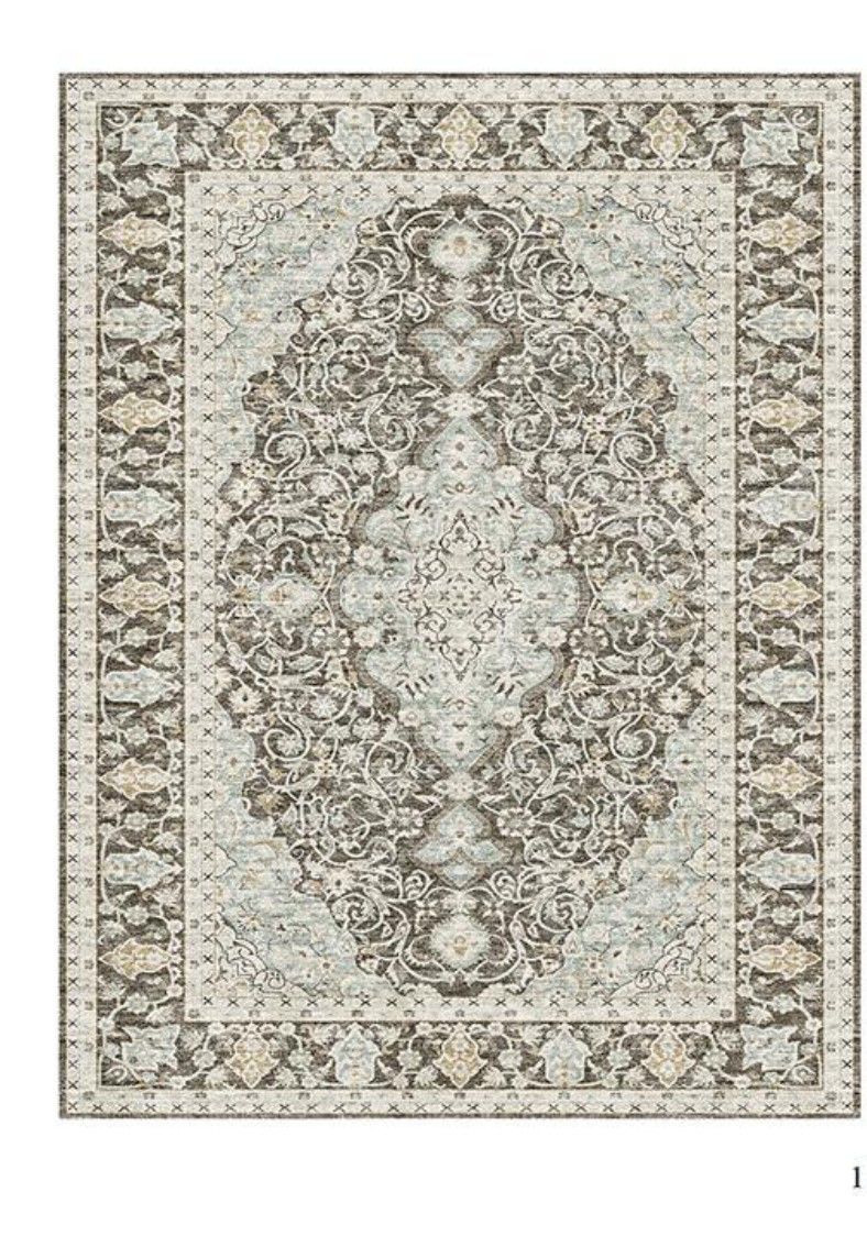 Charcoal Anatolian Medallion Rug