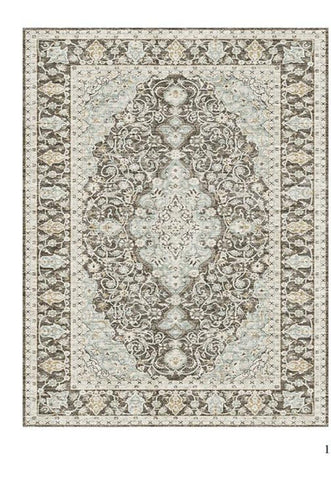 Charcoal Anatolian Medallion Rug