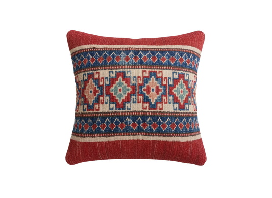 Geometric Medallion Accent Cushion