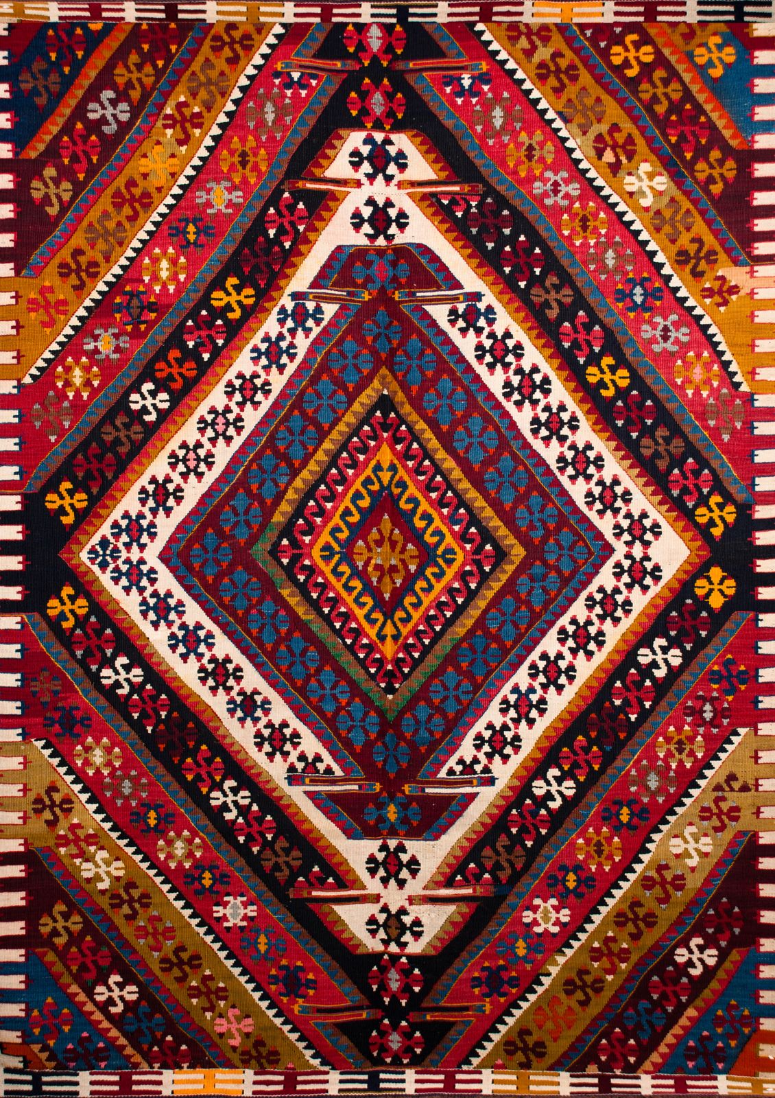 Tribal Diamond Rug