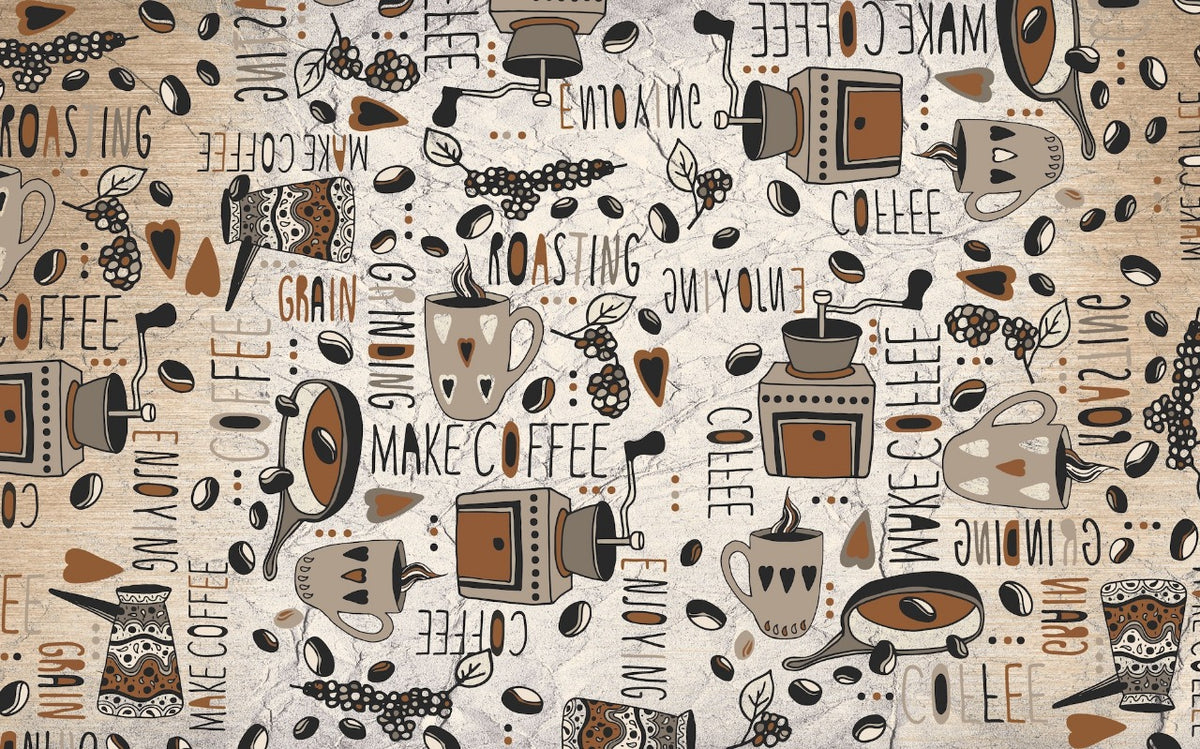 Coffee Lovers Kitchen Rug