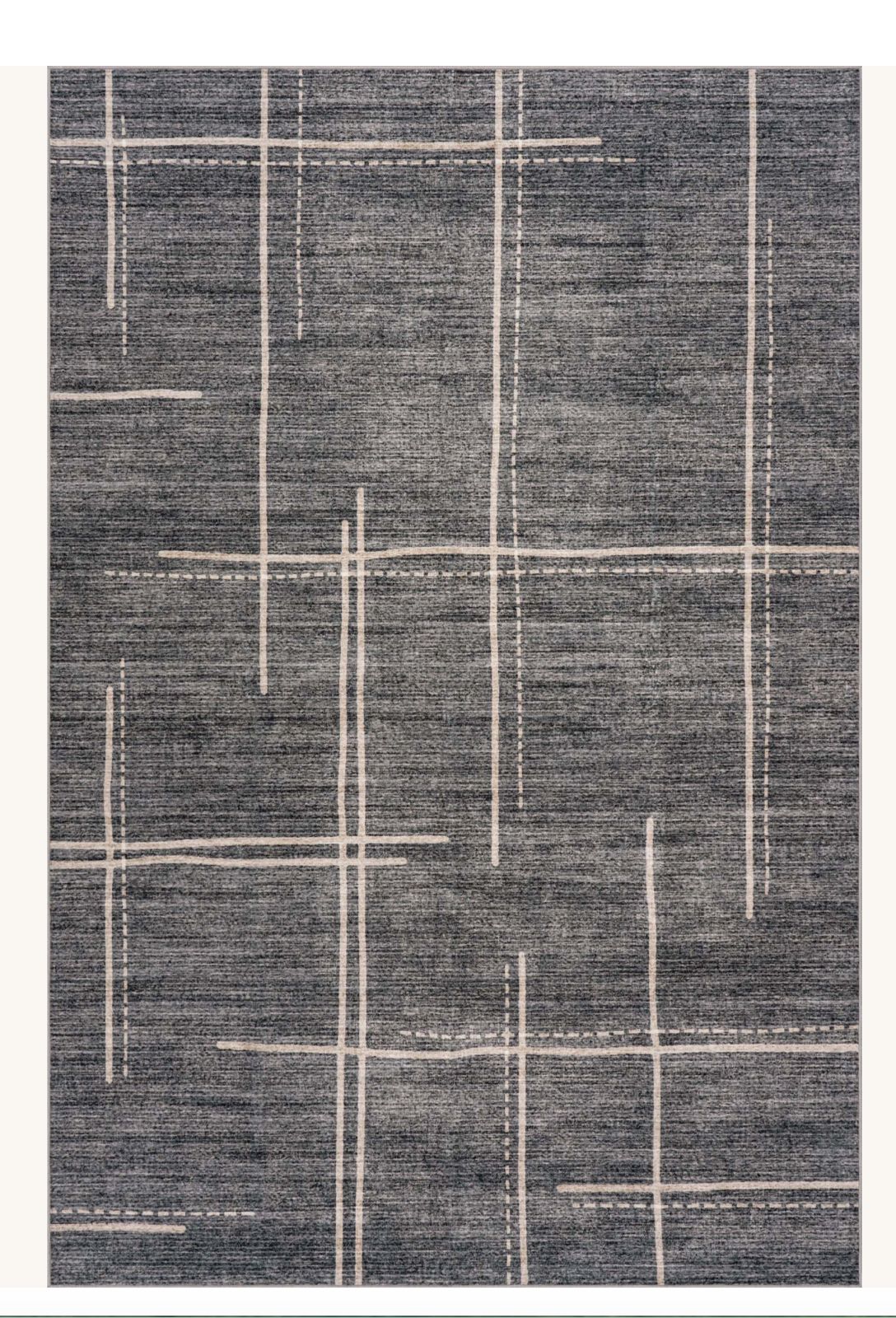 Urban Grid Abstract Rug