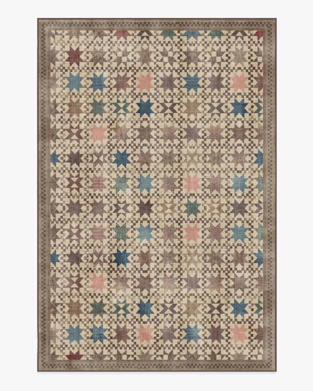 Vintage Star Mosaic Rug