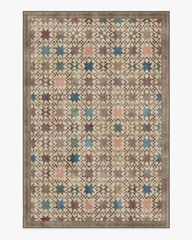 Vintage Star Mosaic Rug