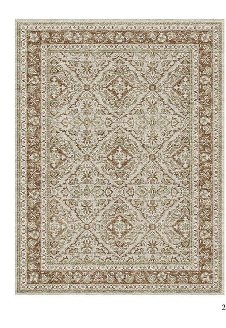 Warm Marble Medallions Rug