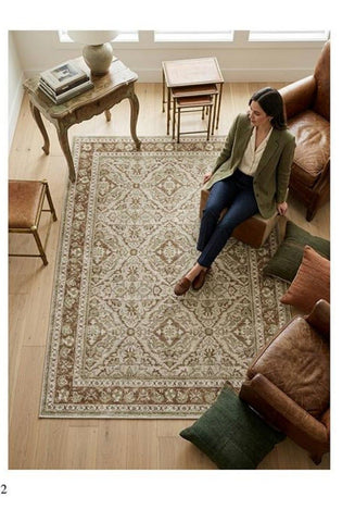 Warm Marble Medallions Rug