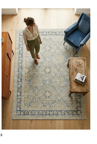 Sapphire & Gold Oasis Rug