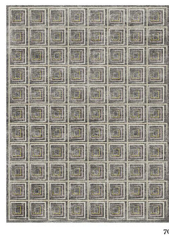 Luminous Grid Rug