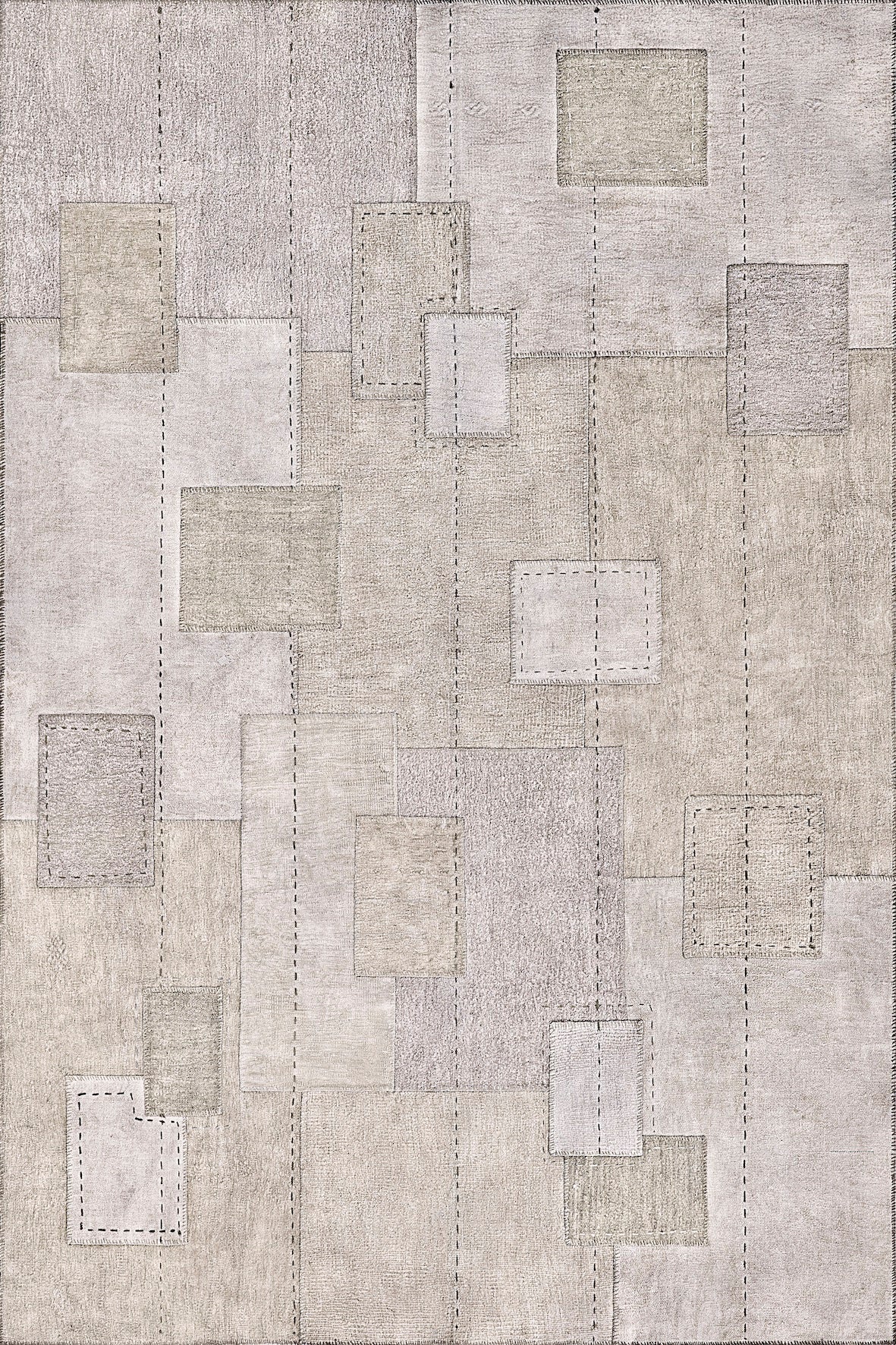 Abstract Geometric Squares RUG – Seggad Gallery