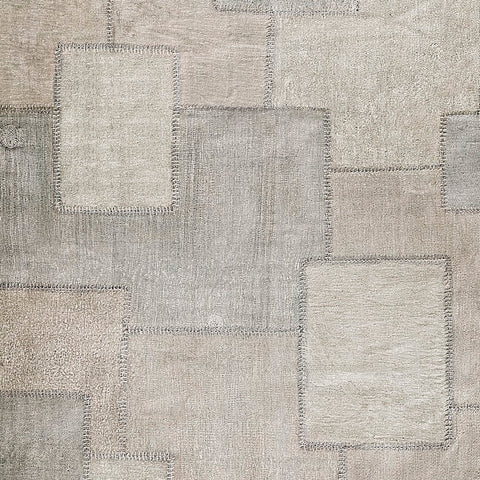 Textural Collage Modern Rug