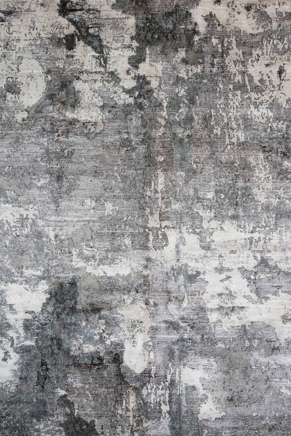 Monochromatic Glacier Abstract Rug