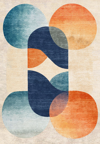 Orbital Echo Modern Rug