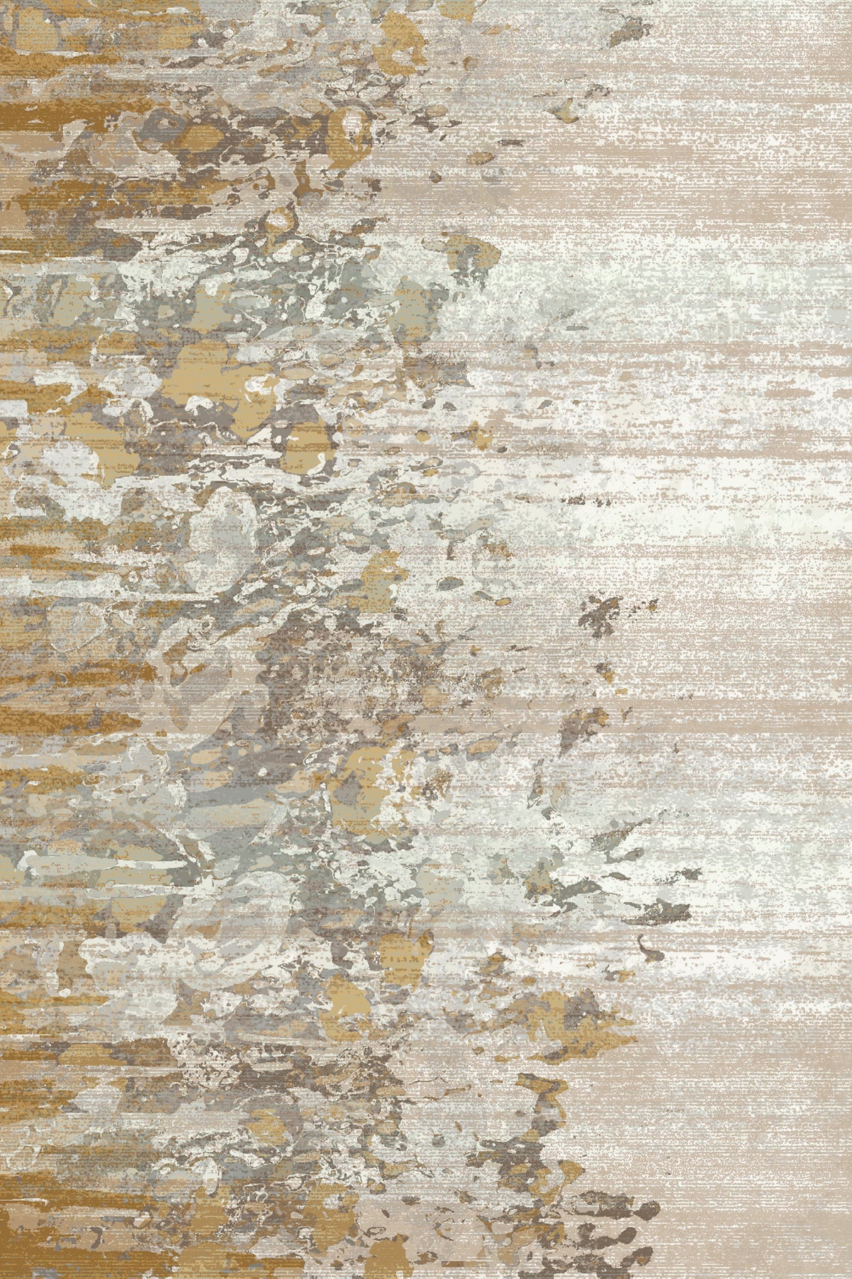 Modern Gold Wave Texture Runner