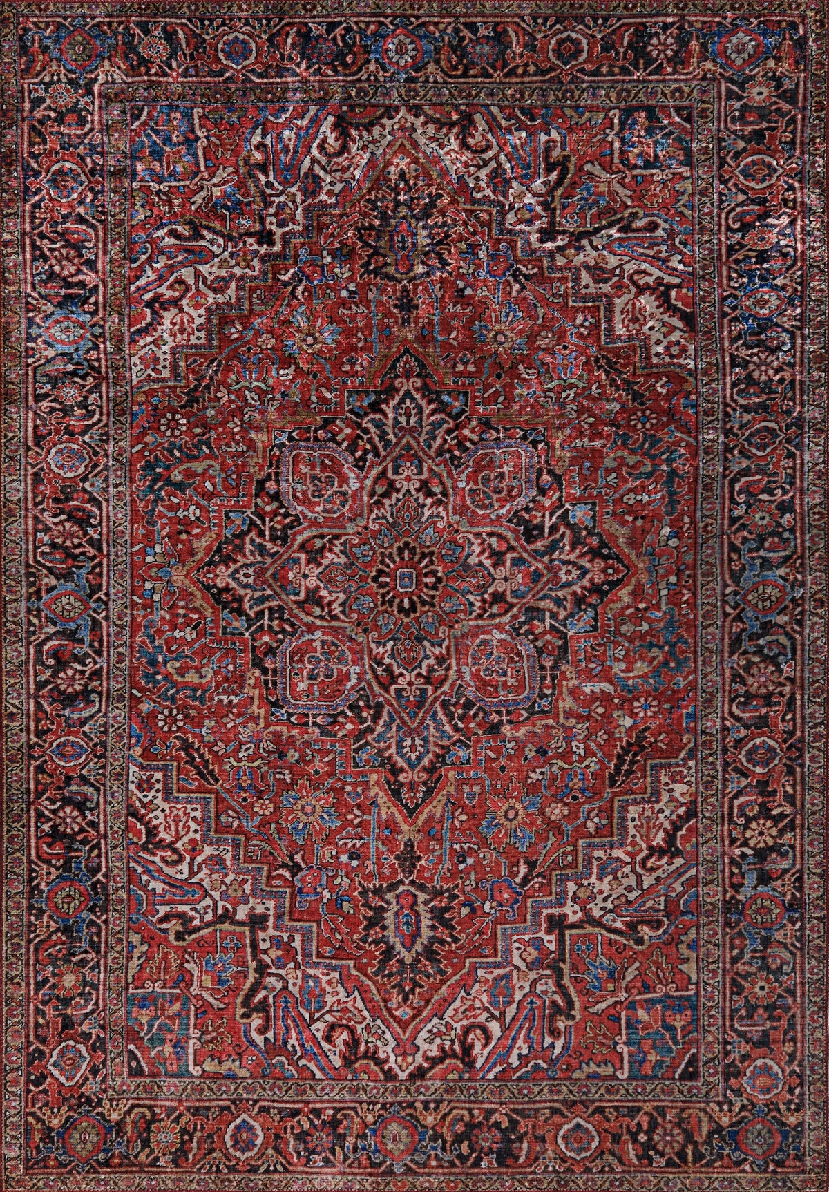 Classic Red Persian Medallion Rug