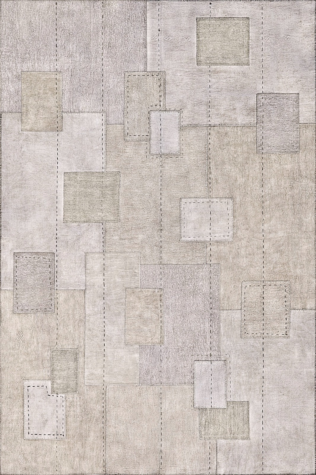 Muted Taupe Vintage Rug