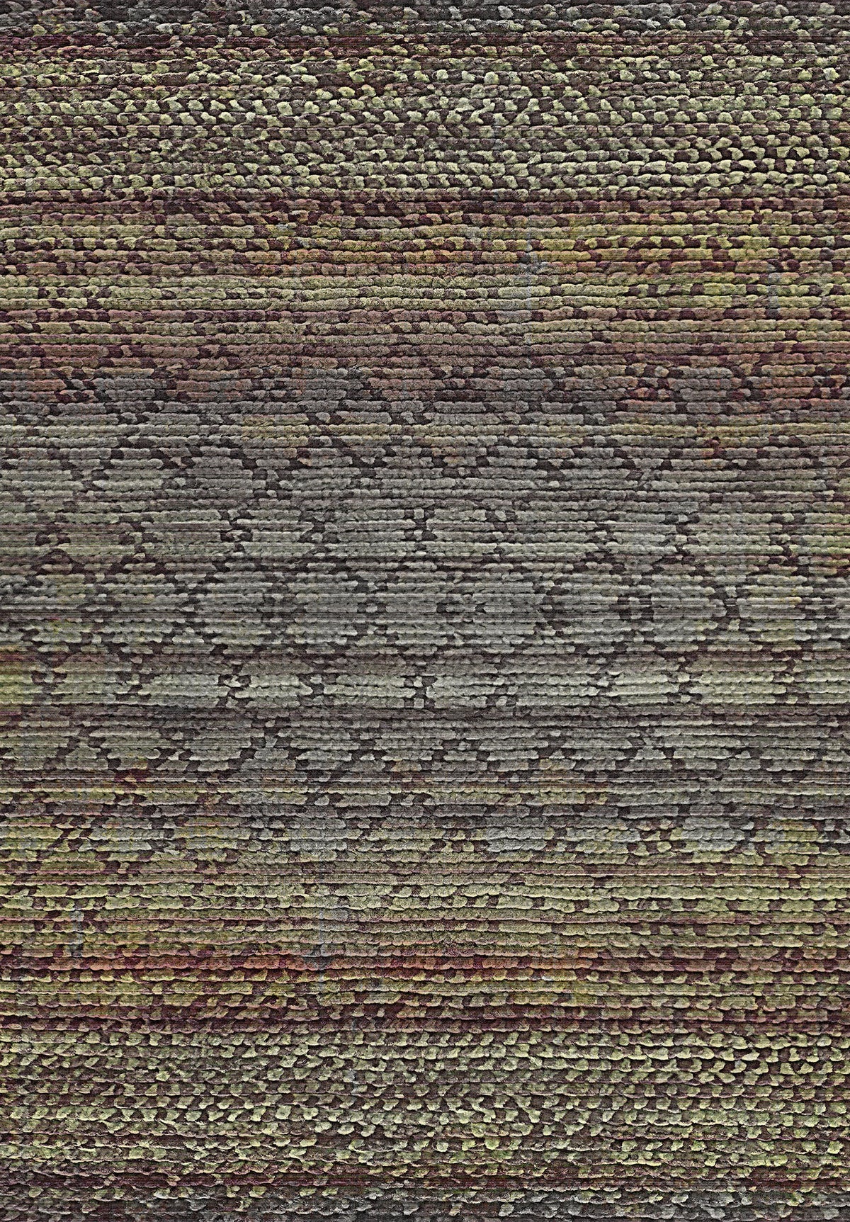 Textured Earthy Striated Rug