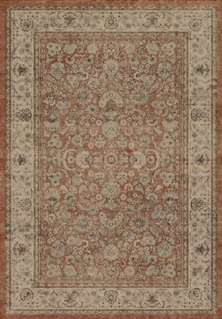 Vintage Rust Classic Medallion Rug