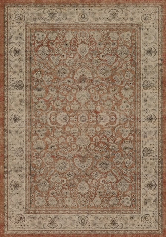 Vintage Rust Classic Medallion Rug