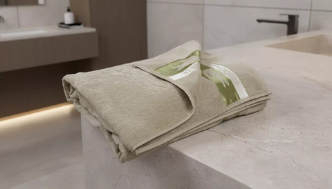 The VJ Luxury Sheared Velour Towels (Set of 2 Pcs)