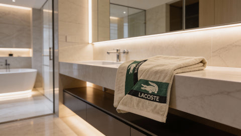 The VJ Elegant Sheared Velour Towels (Set of 2 Pcs)