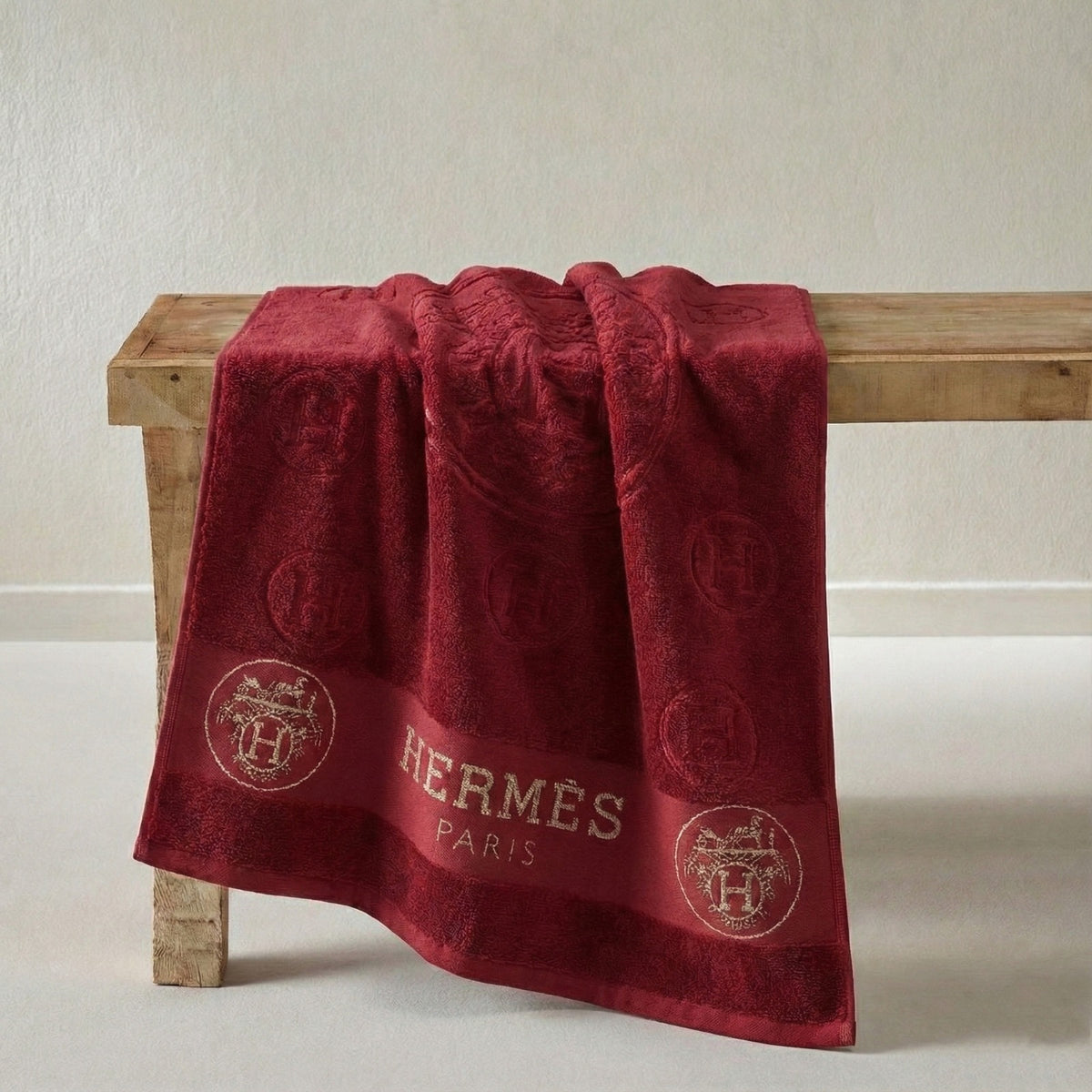 Grey VJ Supreme Sheared Velour H7 Towel (50×90 cm)