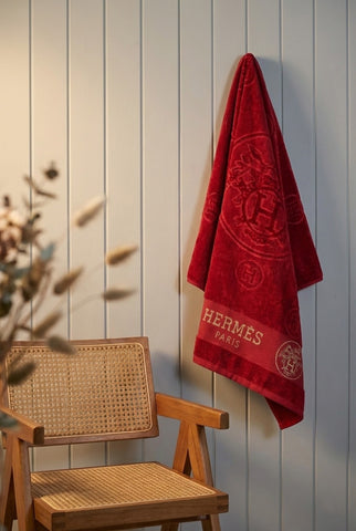 Grey VJ Supreme Sheared Velour H7 Towel (50×90 cm)