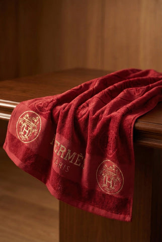 Grey VJ Supreme Sheared Velour H7 Towel (50×90 cm)