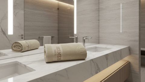 The VJ Supreme Sheared Velour H6 Towel (70×140 cm)