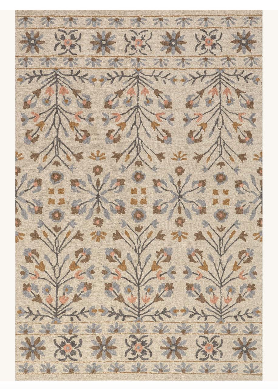 English Cottage Botanical Rug