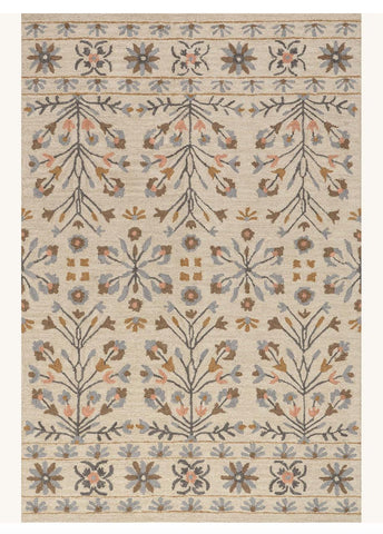 English Cottage Botanical Rug