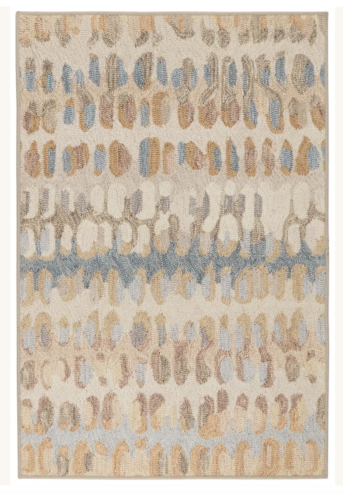 Vintage Dappled Impressionist Rug