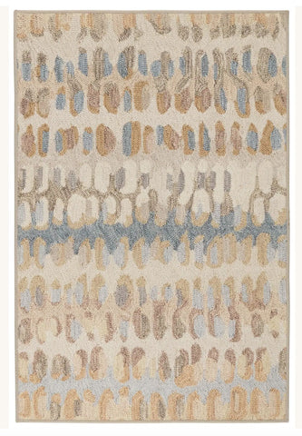 Vintage Dappled Impressionist Rug